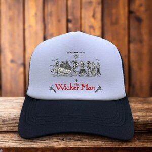 The Wicker Man Mens Trucker Hat Black 1973 Cult Classic Horror Pagan Ritual Capf